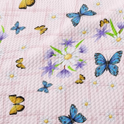 淡雅雙色蝴蝶泡泡布(幅寬160公分)