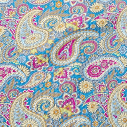 鮮豔色彩渦漩紋泡泡布(幅寬160公分)