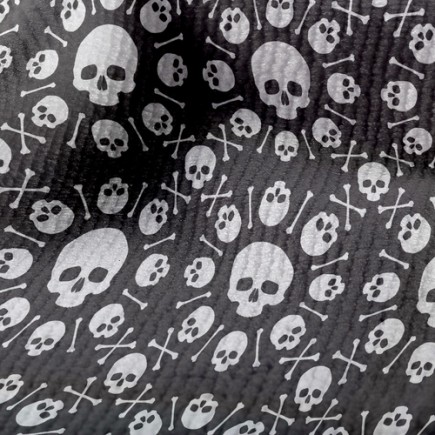 放射狀骷髏毛巾布(幅寬160公分)