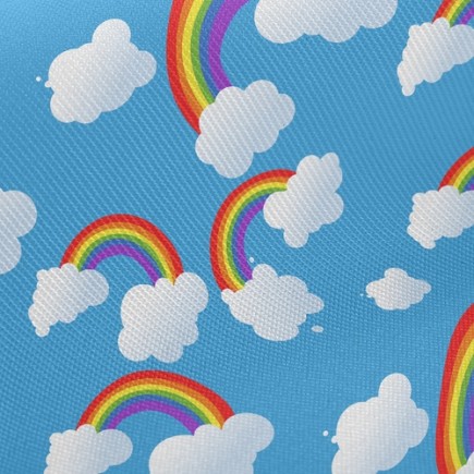 彩虹白雲斜紋布(幅寬150公分)