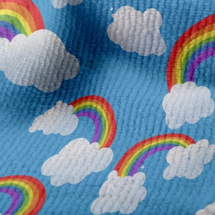 彩虹白雲毛巾布(幅寬160公分)