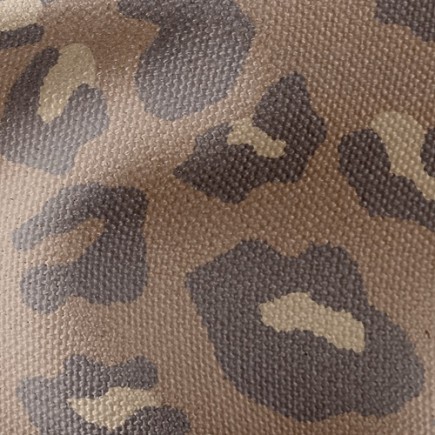 流行豹紋印帆布(幅寬150公分)