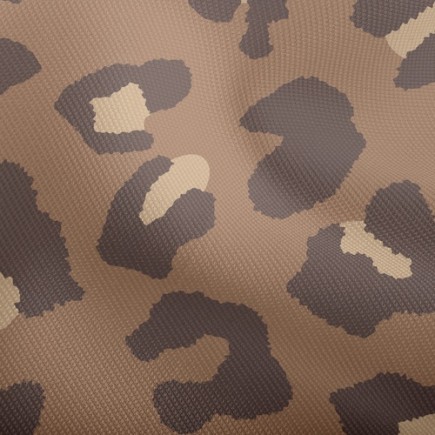 流行豹紋印雙斜布(幅寬150公分)