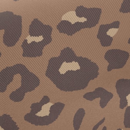 流行豹紋印斜紋布(幅寬150公分)