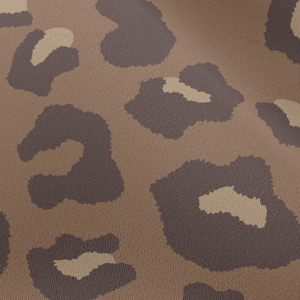 流行豹紋印雪紡布(幅寬150公分)