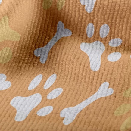 雙色狗腳印骨頭毛巾布(幅寬160公分)