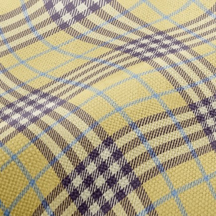 時尚蘇格蘭格紋麻布(幅寬150公分)