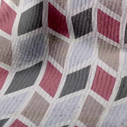 視覺立體方塊毛巾布(幅寬160公分)