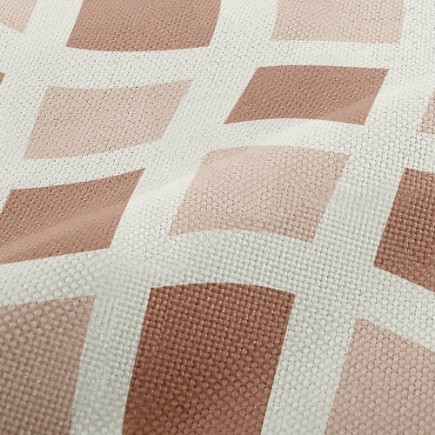 排列雙色方形麻布(幅寬150公分)