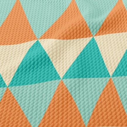 四色變化三角形泡泡布(幅寬160公分)