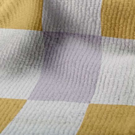 大小拼接方塊毛巾布(幅寬160公分)