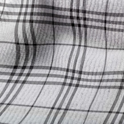 百搭經典格紋毛巾布(幅寬160公分)