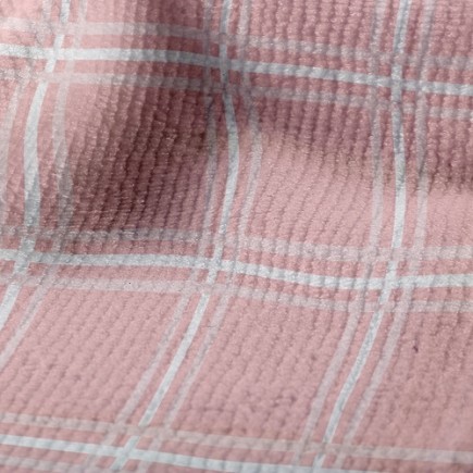 百搭經典格紋毛巾布(幅寬160公分)