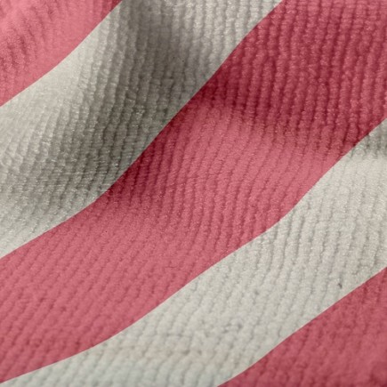 典型粗斜條紋毛巾布(幅寬160公分)