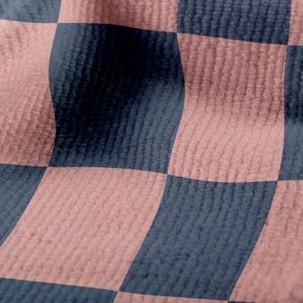 經典棋盤格毛巾布(幅寬160公分)