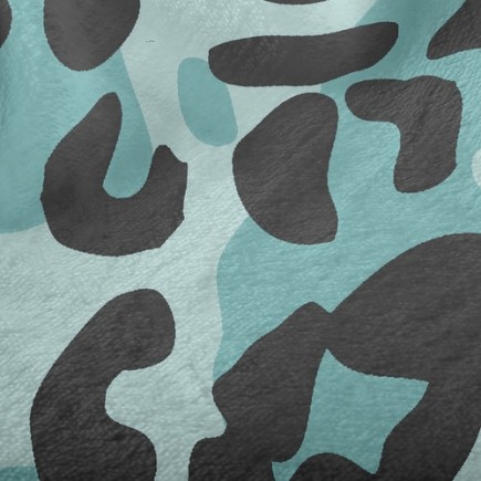 冷色系豹紋法蘭絨(幅寬150公分)
