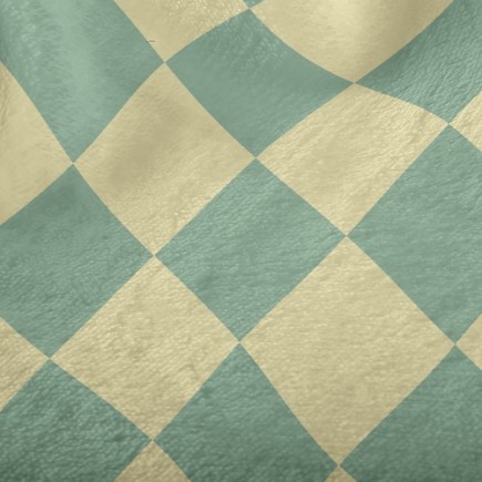 棋盤格菱形法蘭絨(幅寬150公分)