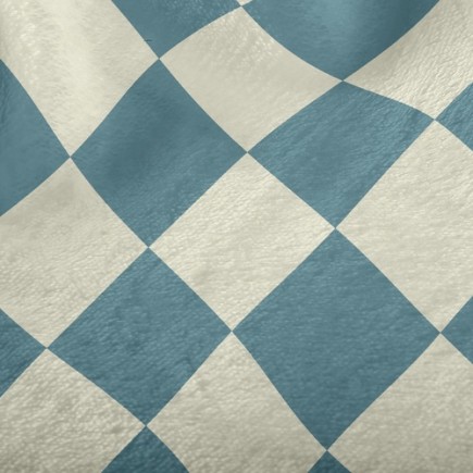 棋盤格菱形法蘭絨(幅寬150公分)