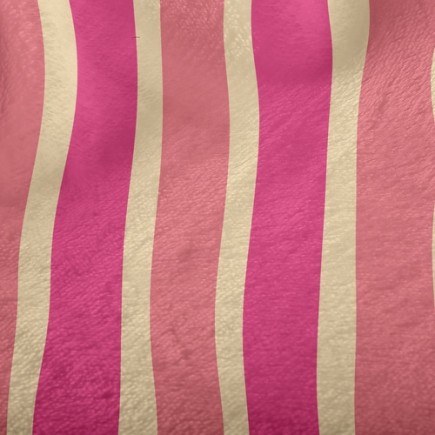 螢光粉條紋法蘭絨(幅寬150公分)