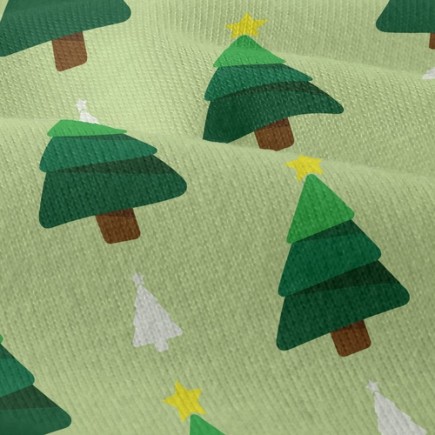 聖誕樹仿棉布(幅寬150公分)