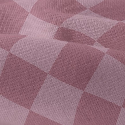 雙色幾何菱形仿棉布(幅寬150公分)
