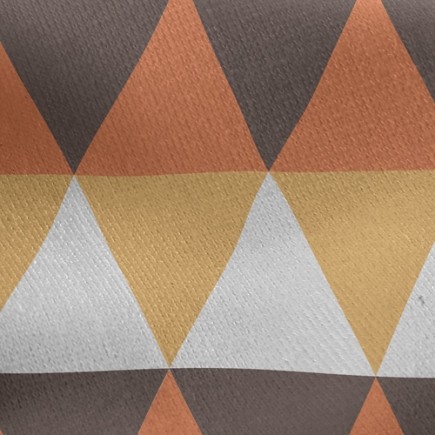 四色拼接菱格刷毛布(幅寬150公分)