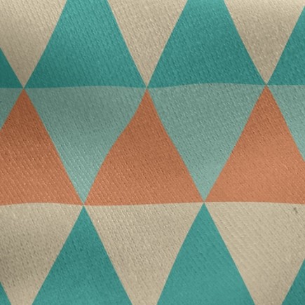 四色變化三角形刷毛布(幅寬150公分)