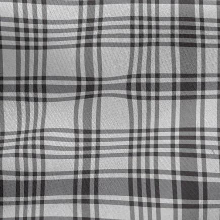 百搭黑白格紋刷毛布(幅寬150公分)