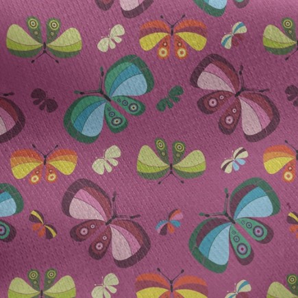 美麗蝴蝶家族刷毛布(幅寬150公分)