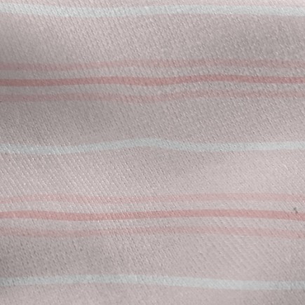 淡雅風情橫條刷毛布(幅寬150公分)