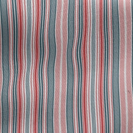 經典直條紋刷毛布(幅寬150公分)