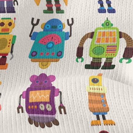 各種機器人仿毛衣布(幅寬150公分)