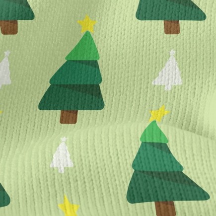 聖誕樹仿毛衣布(幅寬150公分)