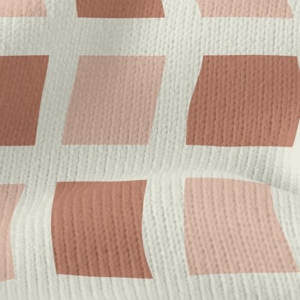 排列雙色方形仿毛衣布(幅寬150公分)