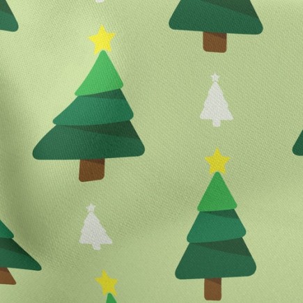 聖誕樹薄棉布(幅寬150公分)