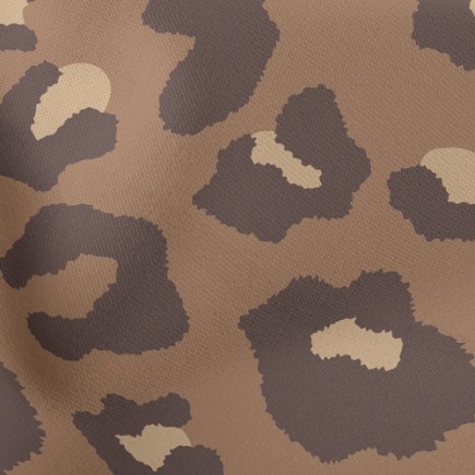 流行豹紋印薄棉布(幅寬150公分)