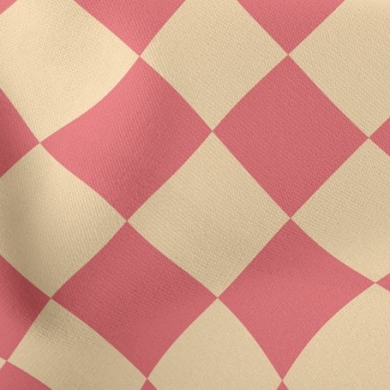 棋盤風格菱形薄棉布(幅寬150公分)