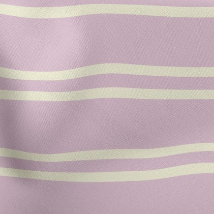 溫柔色調條紋薄棉布(幅寬150公分)