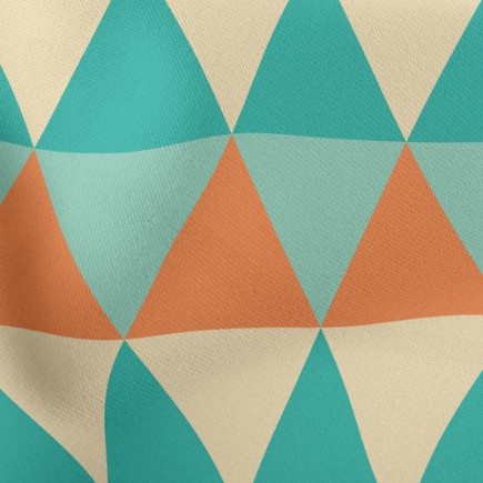 四色變化三角形薄棉布(幅寬150公分)