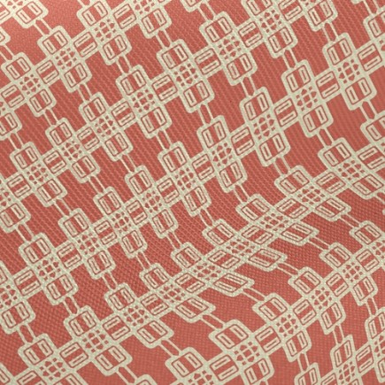 古老方形組合厚棉布(幅寬150公分)