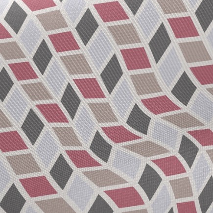 視覺立體方塊厚棉布(幅寬150公分)