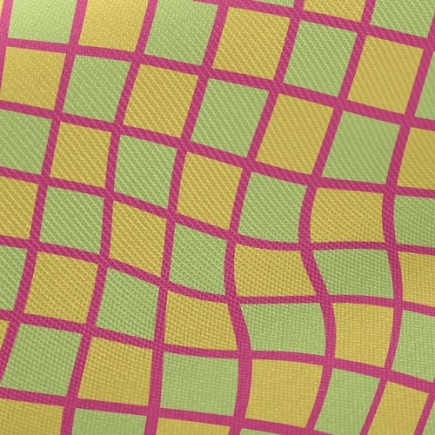 雙色拼接菱格厚棉布(幅寬150公分)