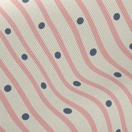 圓點直條紋厚棉布(幅寬150公分)