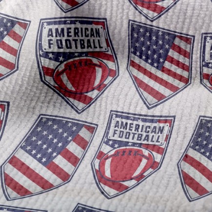 美國風橄欖球毛巾布(幅寬160公分)