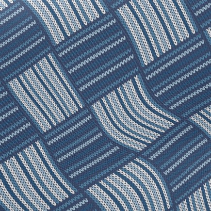 方格民族針織斜紋布(幅寬150公分)