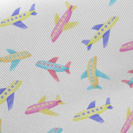 可愛的飛機厚棉布(幅寬150公分)