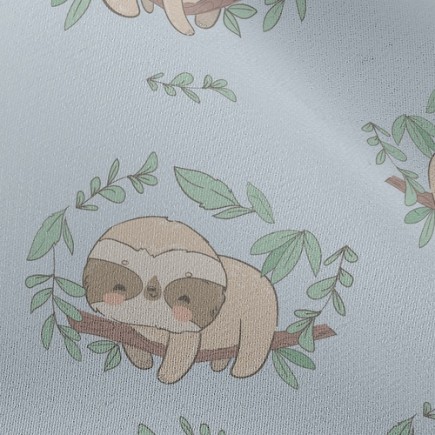微笑樹懶寶寶雪紡布(幅寬150公分)