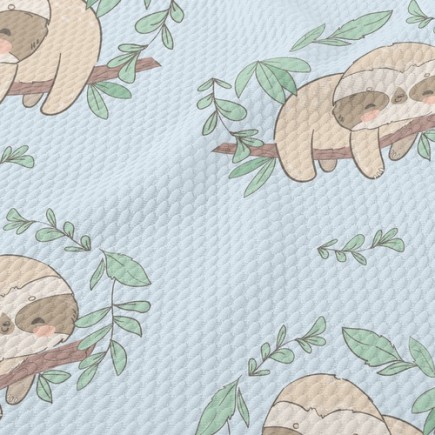 微笑樹懶寶寶泡泡布(幅寬160公分)