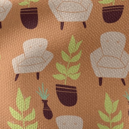 盆栽與沙發帆布(幅寬150公分)
