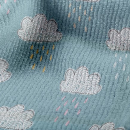 多雲陣雨毛巾布(幅寬160公分)